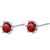 0.5CT Moissanite Earrings D VVS1 Stud S925 Sterling Silver Fine Jewelry