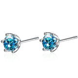 0.5CT Moissanite Earrings D VVS1 Stud S925 Sterling Silver Fine Jewelry