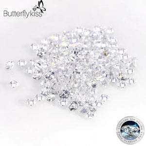 0.8-3mm D VVS1 Moissanite Diamond Beads Loose Stones