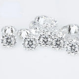 6.5-13mm Plum Blossom Cut Moissanite Lab Diamond Loose Gemstone