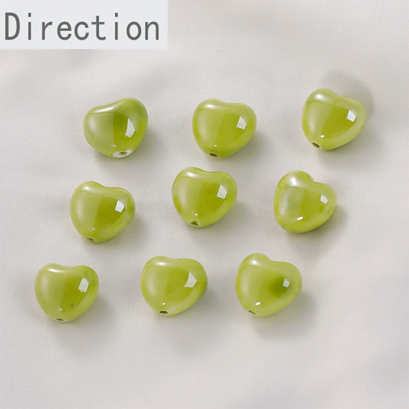 Butterscotch Ceramic Beads DIY Jewelry Accessory Materials