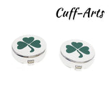 Shamrock Cufflinks for Men Tuxedo Business Formal Shirts