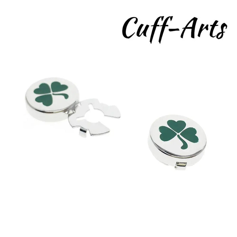 Shamrock Cufflinks for Men Tuxedo Business Formal Shirts