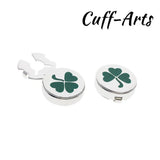 Shamrock Cufflinks for Men Tuxedo Business Formal Shirts