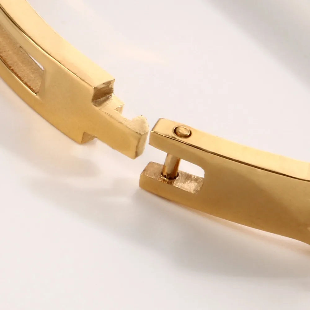 Vintage Couple Bracelets & Cuff Bangles Stainless Steel Bangle