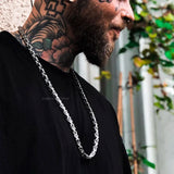 Byzantine Chain Necklace, Stainless Steel Link Chain Necklaces