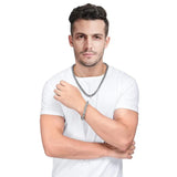 Byzantium Bracelet Men Hip Hop Chain Stainless Steel Large Bracelet