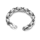Byzantium Bracelet Men Hip Hop Chain Stainless Steel Large Bracelet
