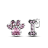 925 Silver Heart Earrings for Girls