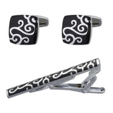 C-MAN 13 styles Men Classic Cufflink and Tie Clip Set