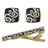 C-MAN 13 styles Men Classic Cufflink and Tie Clip Set
