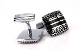 C-MAN French Cufflinks Spider Web Wedding Cufflinks