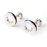 C-MAN cufflink for mens cuff buttons High Silvery abotoaduras J