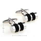 C-MAN cufflink for mens cuff buttons High Silvery abotoaduras J