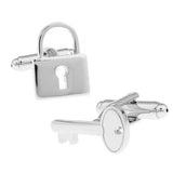 C-MAN Lock and Key Cufflink Set for Men