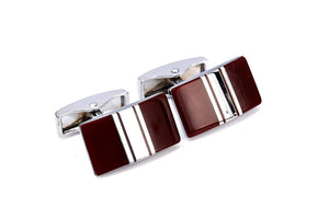 C-MAN Red Shirt Cufflink for Men Cuff Button De Manchette Cuff Link