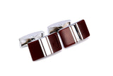 C-MAN Red Shirt Cufflink for Men Cuff Button De Manchette Cuff Link
