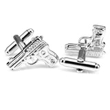 C-MAN Metal Cufflinks Copper Gun Arrival Cufflinks Wholesale