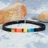 Bohemian Elastic Tila Beads Wrap Bracelets For Women Jewelry