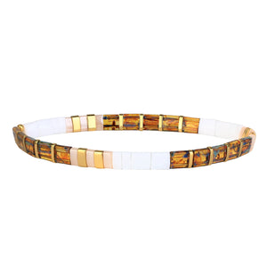 Bohemian Elastic Tila Beads Wrap Bracelets For Women Jewelry
