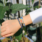 Bohemian Elastic Tila Beads Wrap Bracelets For Women Jewelry