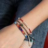 Quan Chi Agate Beaded Charm Bracelets for Women