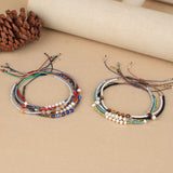 Quan Chi Agate Beaded Charm Bracelets for Women