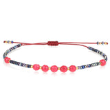 Quan Chi Agate Beaded Charm Bracelets for Women