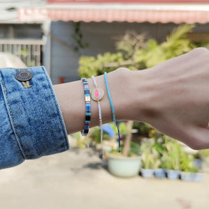 C?QUAN CHI Romantic Tila Stretch Bracelets for Women