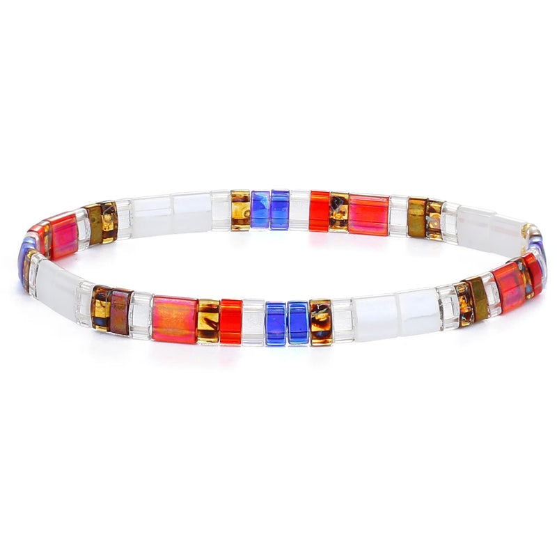 C?QUAN CHI Romantic Tila Stretch Bracelets for Women
