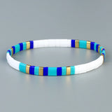 C?QUAN CHI Women Frienship Tila Beads Wrap Bracelets Bohemian Beach Bracelets
