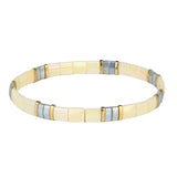 C?QUAN CHI Women Tila Beads Stretch Bracelets