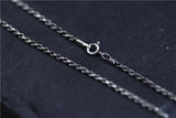 925 Sterling Silver Necklace 2mm Sweater Chain Thai Silver Jewelry