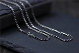 925 Sterling Silver Necklace 2mm Sweater Chain Thai Silver Jewelry