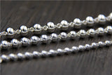 925 Sterling Silver Round Beads Bracelet Couple Models Fine Jewelry