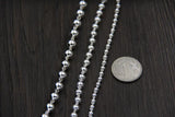 925 Sterling Silver Round Beads Bracelet Couple Models Fine Jewelry