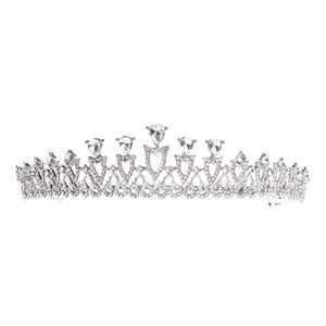Bride Crown Wedding Jewelry Tiara Hair Accessories Rhinestone Alloy