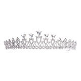Bride Crown Wedding Jewelry Tiara Hair Accessories Rhinestone Alloy