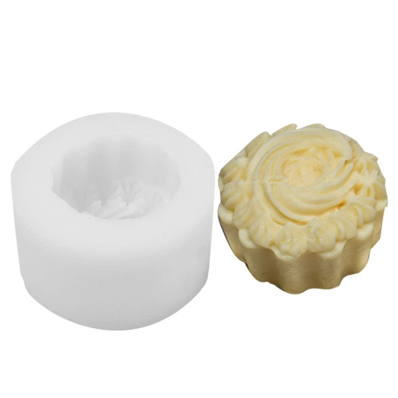 Silicone Flower Shaped Mold for DIY Chocolate Candle Soap