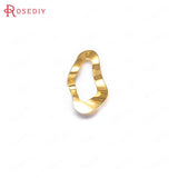 10pcs 17x28mm High Brass Oval Charms Pendants DIY Jewelry Findings
