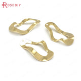 10pcs 17x28mm High Brass Oval Charms Pendants DIY Jewelry Findings