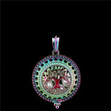 Big Round Magnet Tree Beads Cage Locket Party Essential Oil Diffuser