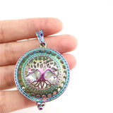 Big Round Magnet Tree Beads Cage Locket Party Essential Oil Diffuser