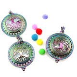 Big Round Magnet Tree Beads Cage Locket Party Essential Oil Diffuser