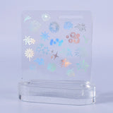 C9GF 15 Sheets Resin Art Supply Kit Transparent Decorate Film & Stickers