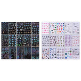 C9GF 15 Sheets Resin Art Supply Kit Transparent Decorate Film & Stickers
