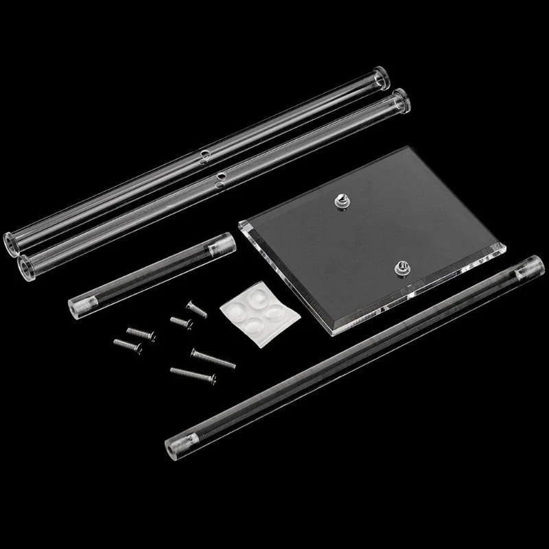 C9GF 2-Tier Acrylic Hairband Earrings Display Stand Organizer