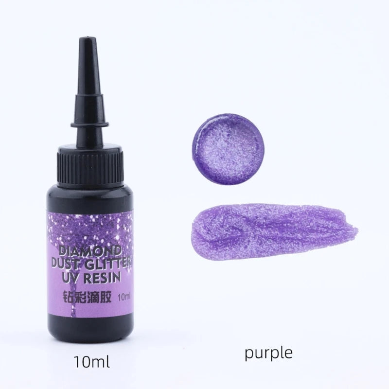 C9GF 24-color Crystal UV Resin 10ml for DIY Jewelry Making Craft