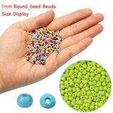 7000Pcs Glass Seed Beads Craft Kit with Storage Boxes
