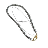 C9GF Pearl Necklace Pearl Choker Party Jewelry ABS Material Gift for Women Girls